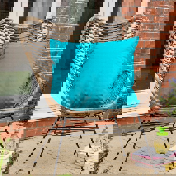 Snug City Waterproof Outdoor Garden Patio Cushion Cover And Inner Square Pack Of 2 or 4