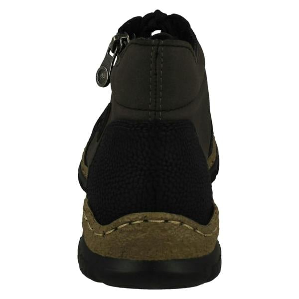 Rieker Ladies Rieker Casual Lace And Zip Fastening Ankle Boots N3244