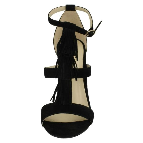 Anne Michelle Ladies Anne Michelle Heeled Sandals With Ankle Buckle