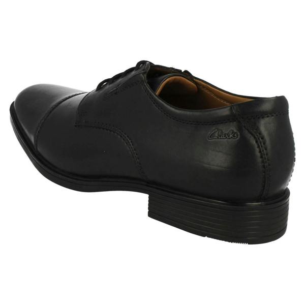 Clarks Mens Clarks Formal Lace Up Shoes Tilden Cap