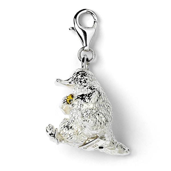 Fantastic beasts  sterling silver Niffler clip on charm with crystals