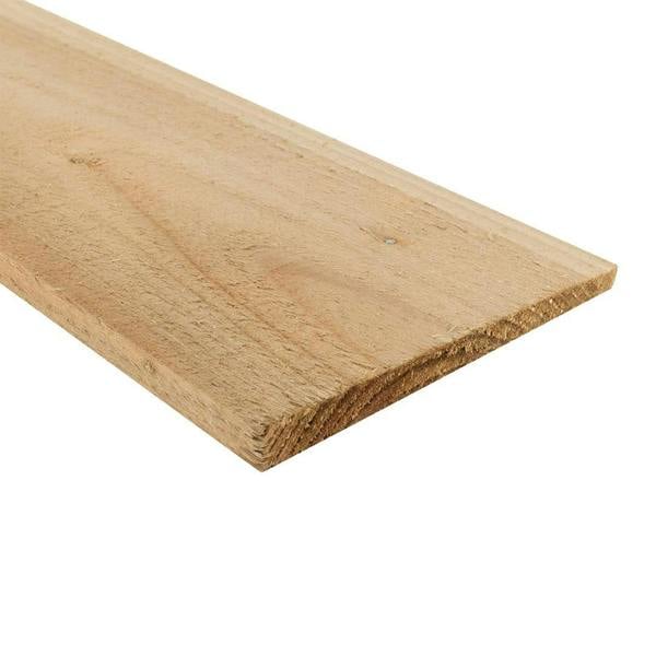 Snowdon Timber Treated Feather Edge Fence Board (T) 11mm (W) 125mm (L) 1.5m - Pack of 10