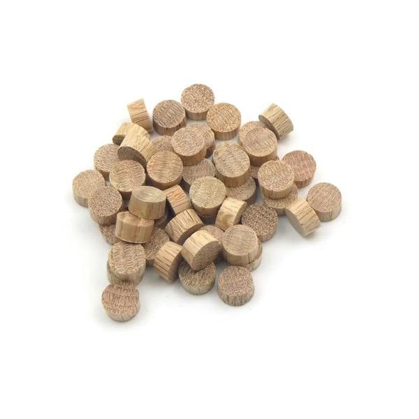 12mm Oak Flat Head End Grain Plug