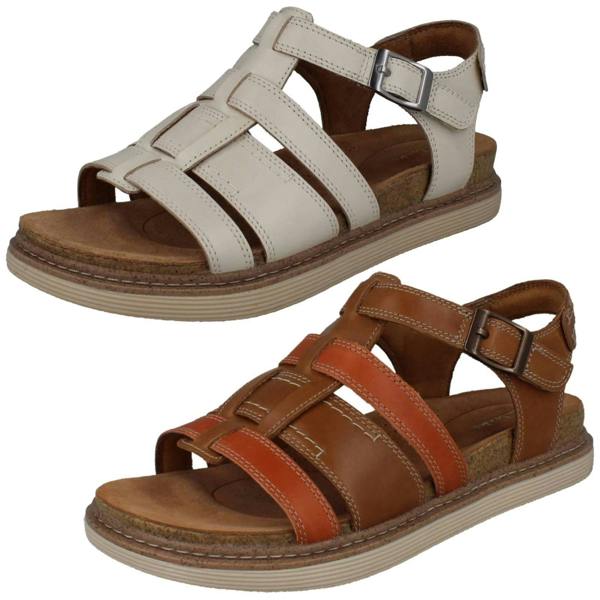 Clarks Ladies Clarks Gladiator Sandals Arwell Sun