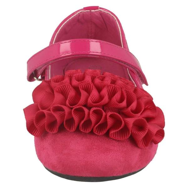 Spot On Girls Spot On Frill Trim Ballerinas H2448