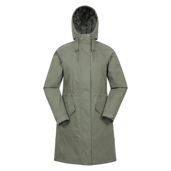 Mountain Warehouse Womens/Ladies Polperro Lightweight Padded Waterproof Jacket - Khaki Green - 