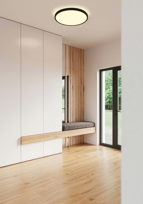 Nordlux Oja Smart 60 | Ceiling light | Black