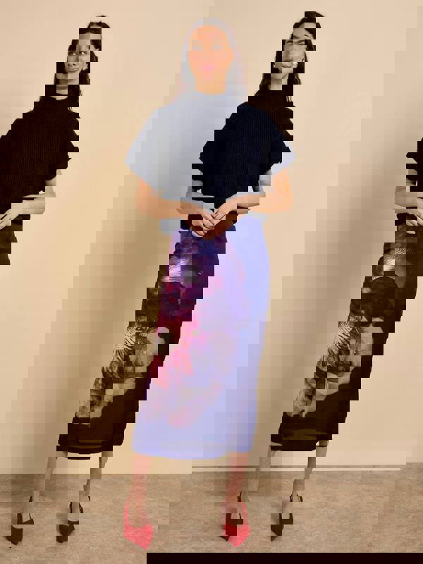 GWD Jessie Floral Printed Midi Skirt