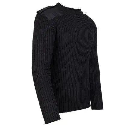 Crew Neck Combat Jumper - Hi-Vis Trousers
