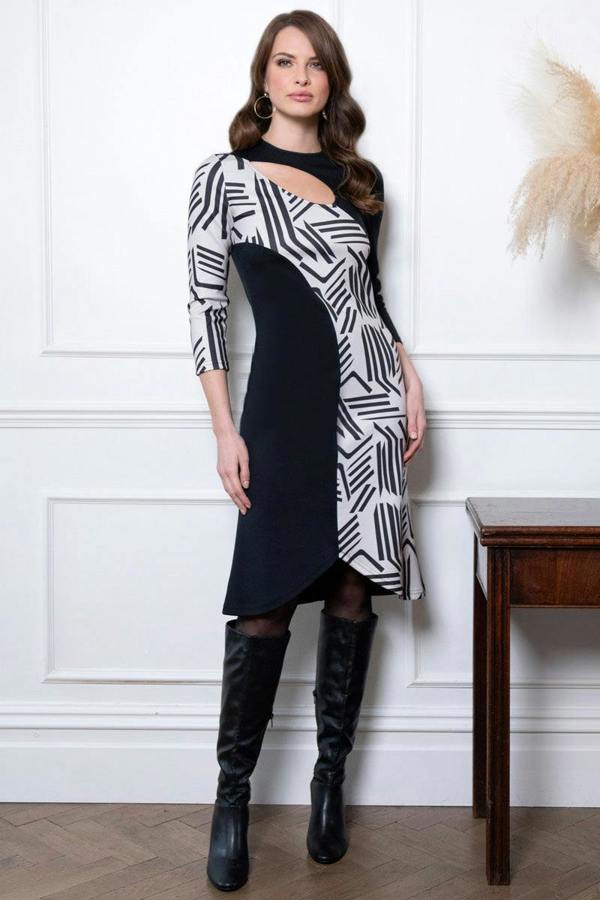 HotSquash Asymmetric Keyhole Dress