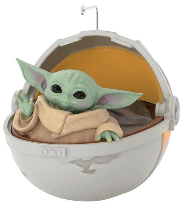Star Wars: The Mandalorian - Grogu & Hover Pram Keepsake Christmas Tree Ornament