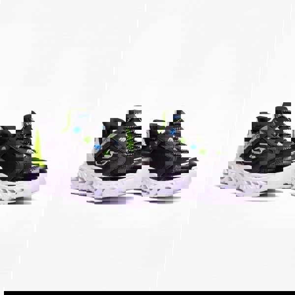 Skechers 403843L/BKLM HYPNO-FLASH 2.0 - ODELUX Boys Trainers Black/Lime
