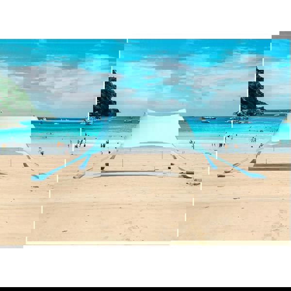 Gr8 Garden Portable Beach Tent Family Sun Shade 4-6 Person Shelter Camping Canopy UPF50+