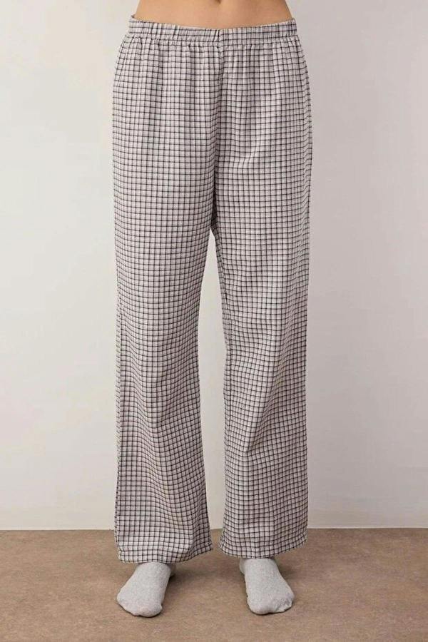 WOVCOR 2-Piece Cotton Winter Plaid Flannel Woven Pajama Set