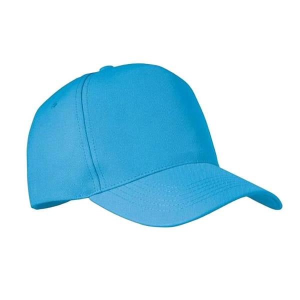 MidOcean Senga RPET 5 Panel Baseball Cap - Turquoise - 