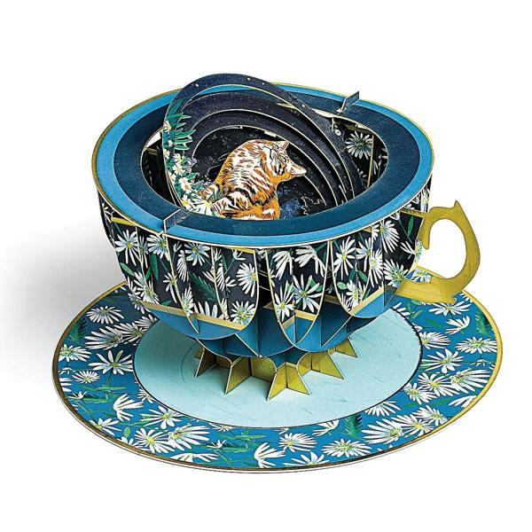 Museum Selection 3 Daisy Cat Teacup Cards