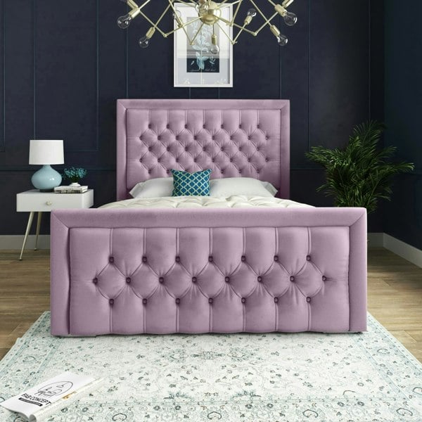 DS Living Kingston Bed - Single - 3ft - Pink