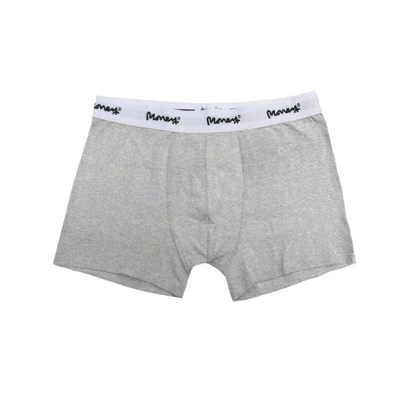 Money Mens Cotton Blend Underwear (Pack of 3) - Grey Marl/Black/White Marl - 