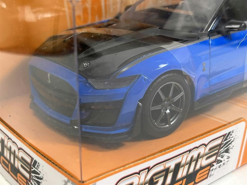 Jada Ford Mustang Shelby GT500 2020 Blue Big Time Muscle 1:24 Scale Jada 33881