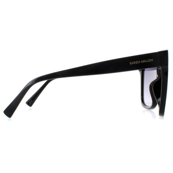 Karen Millen Sunglasses KM5052 001 Black Dark Grey Gradient
