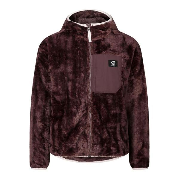 Dare 2B Childrens/Kids Powder Fleece Jacket - Huckleberry/Pink Haze - 