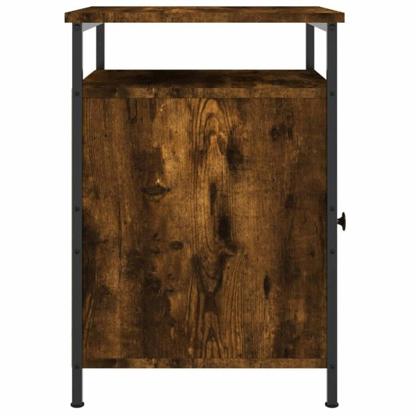 Berkfield Bedside Cabinet Smoked Oak 40x42x60 cm Engineered Wood