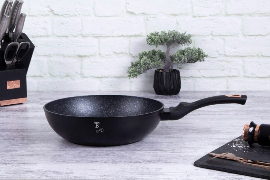 Berlinger Haus BH/1638N 28cm Wok - Black Rose Collection