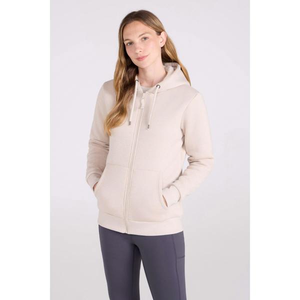Mountain Warehouse Womens/Ladies Dalton Sherpa Lined Full Zip Hoodie - Light Beige - 