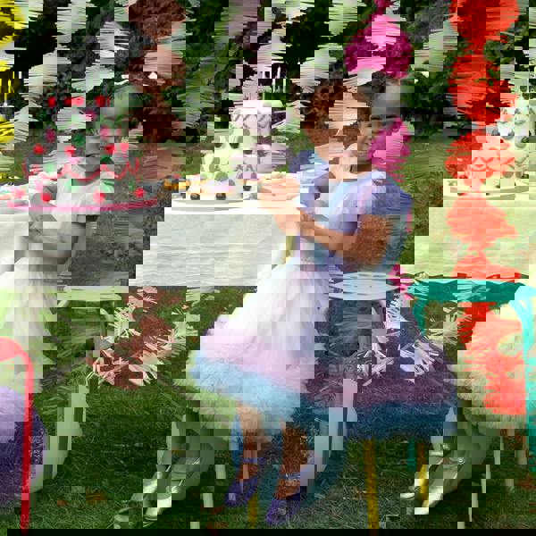 Rachel Riley Rainbow Tulle Party Dress