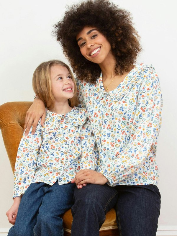 Kite Organic Crendell Dolly Collar Twill Blouse