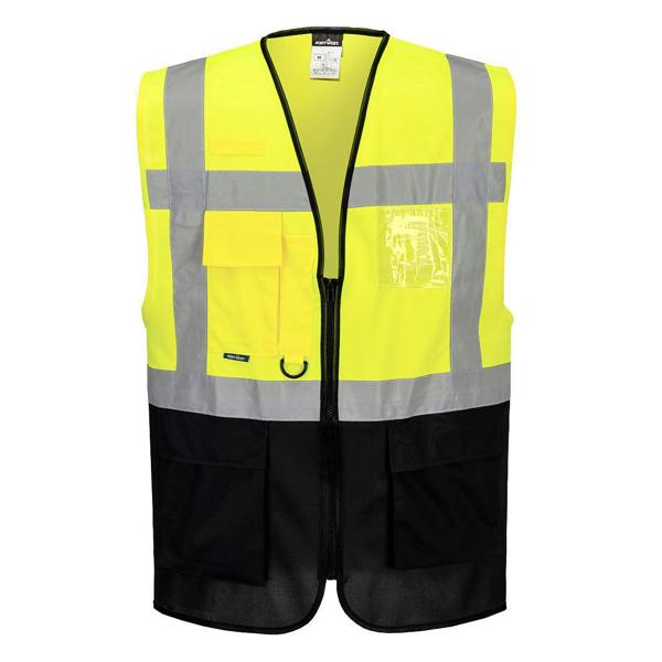 Warsaw Hi-Vis Contrast Executive Vest Portwest