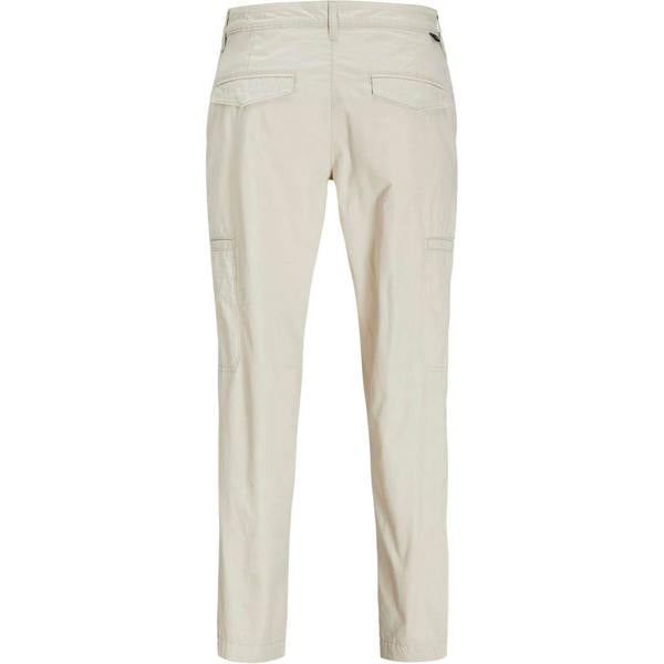 Jack And Jones Mens Plain Cargo Trousers - Moonbeam - 