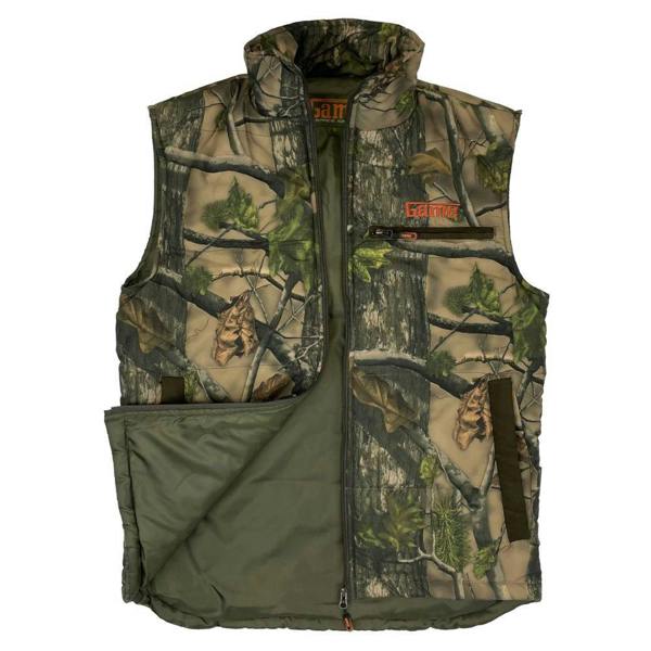 Flat image of the Game Vantage gilet showing the inner padding and warmth