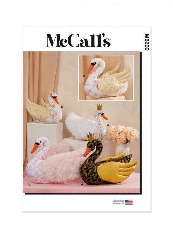 McCalls 8600 Paper Sewing Pattern – Toy, Size One Size, Intermediate