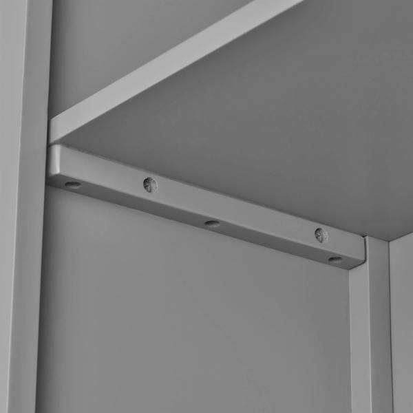 Statement Furniture Florence Console Table and Hutch, Display Cabinet with Shelves