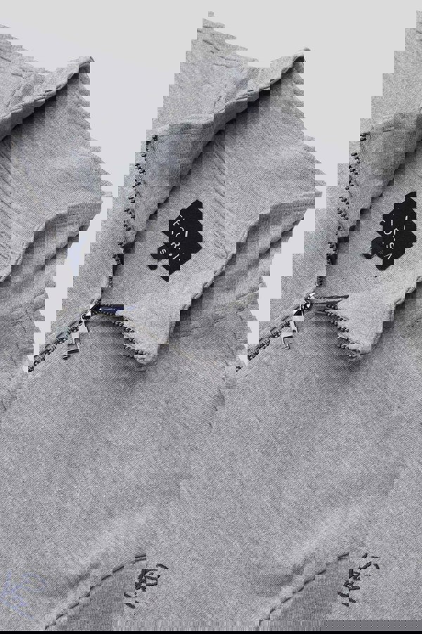 ENORSIA Elbow Patch Half Zip Sweatshirt