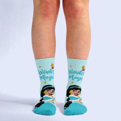 Disney 12 Day Disney Princess Girls Christmas Advent Calendar Novelty Ankle Socks