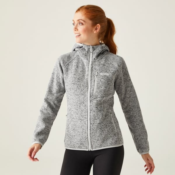 Regatta Women's Newhill Marl Hooded Fleece Jacket - Cyberspace