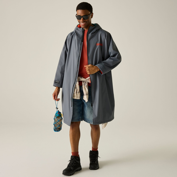 Regatta Unisex Adult Mountain Changing Robe - Dark Storm