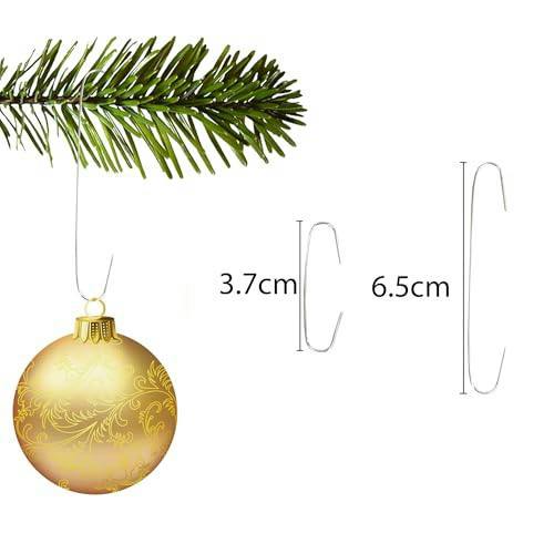 300Pcs Silver Tree Decoration Hooks for Hanging Ornaments Securely image 4