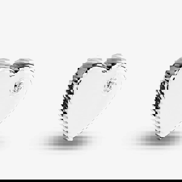 Rosa Lea White Offset Heart Charm AM-2THB001804