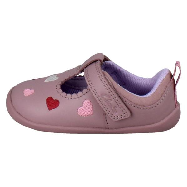 Clarks Girls Clarks Pre-Walker Shoes Roamer Heart T