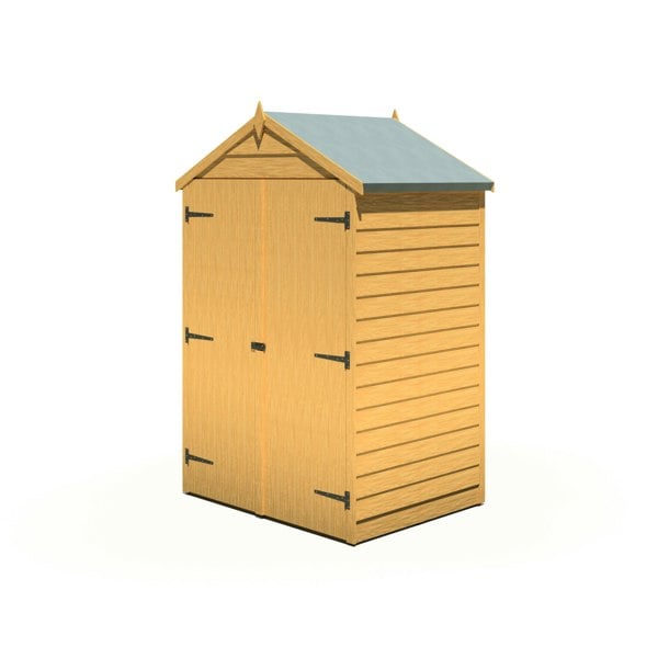 Shire Overlap Double Door 4x3 Storage Shed - Best Shed