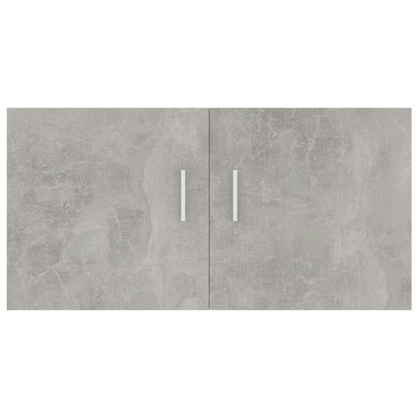 Berkfield Wall Mounted Cabinet Concrete Grey 80x39x40 cm Engineered Wood