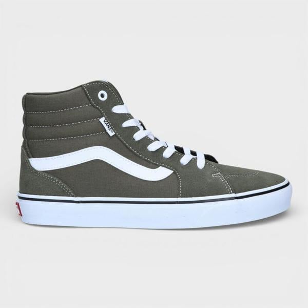 Vans Filmore Hi Canvas Skate Grape Leaf Green White