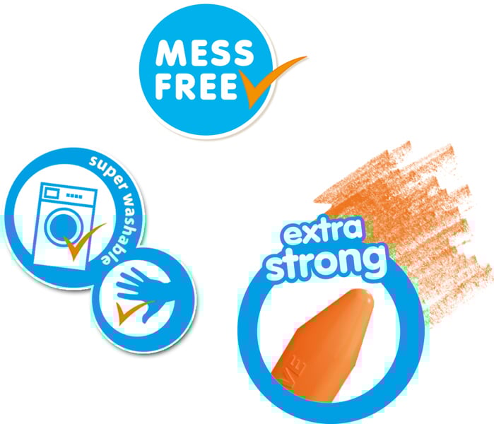 SES Creative My first crayons