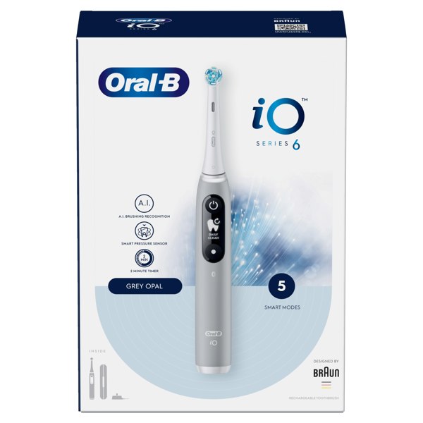 Oral-B iO 6 Electric Toothbrush - Grey