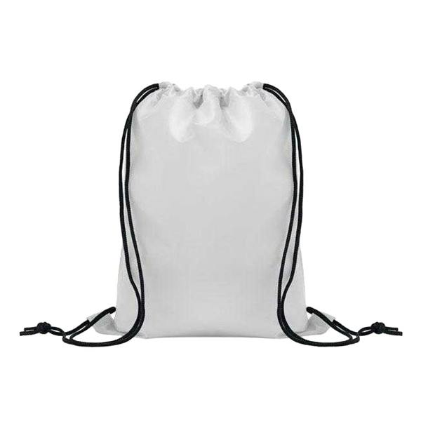 MidOcean Childrens/Kids Shoop Drawstring Bag - White - 