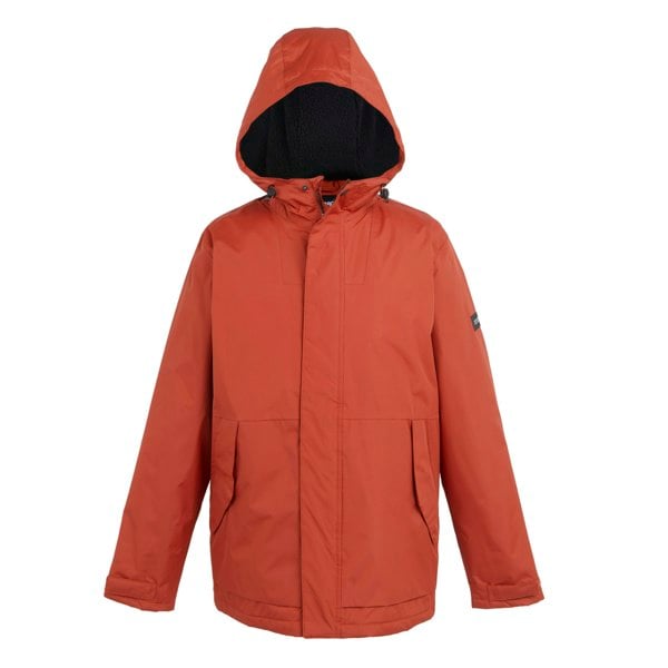 Regatta Mens Sterlings IV Waterproof Jacket - Red Ochre