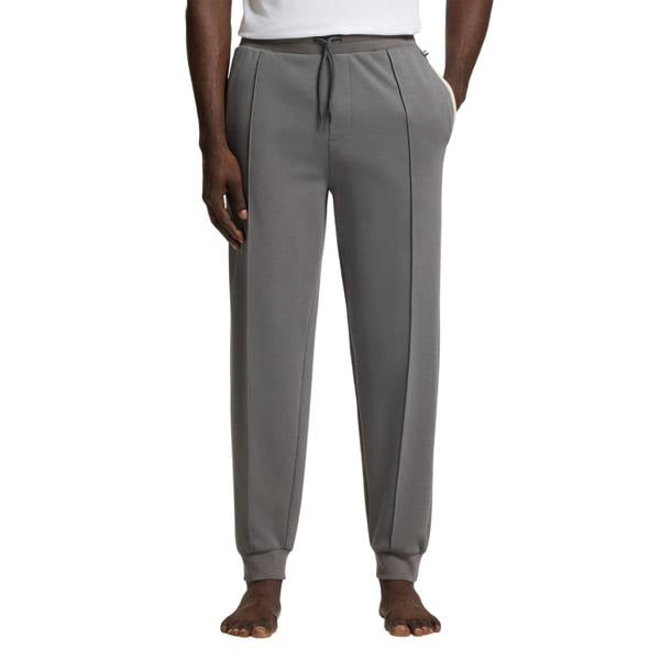 Boss Mens Sense Patterned Slim Joggers - Dark Grey - 